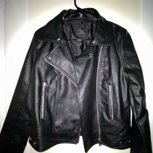 New leather jacket